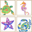 Paragon Nassau Sea Life S/4 Multi 08 X 08 X 1 Wall Art