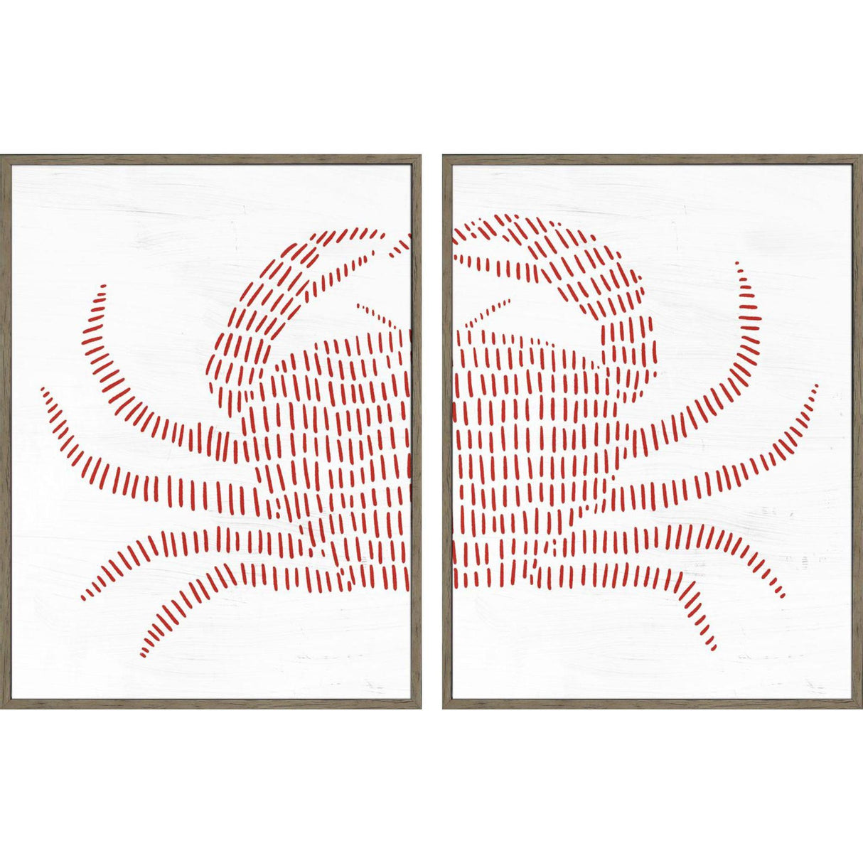 Paragon Spotted Crab S/2 Red 16 X 12 X 2 Wall Art