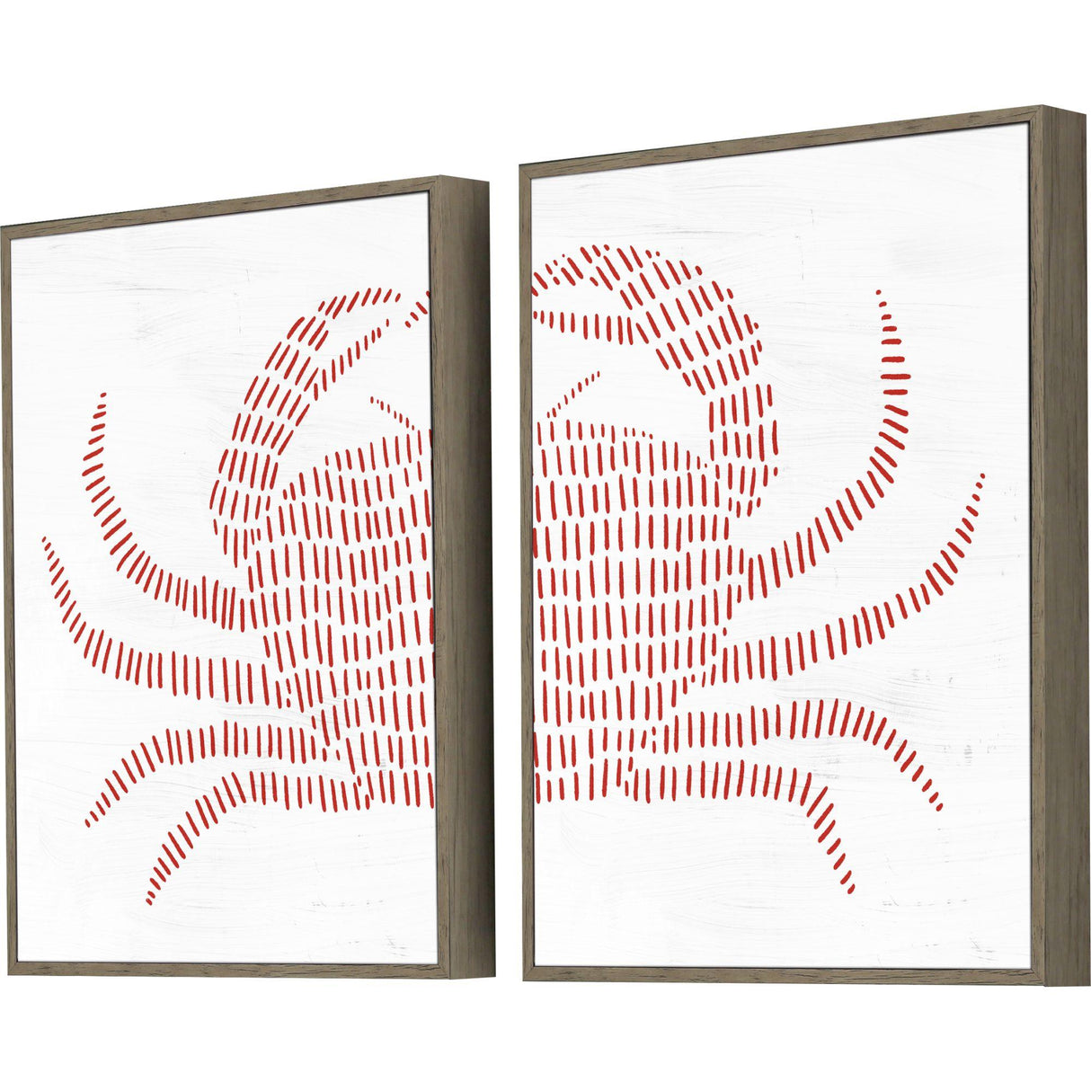 Paragon Spotted Crab S/2 Red 16 X 12 X 2 Wall Art