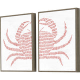Paragon Spotted Crab S/2 Red 16 X 12 X 2 Wall Art