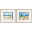 Paragon Dog Beach Day Duo S/2 Multi 14 X 16 X 1 Wall Art