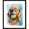 Paragon Ball is Life - Golden Yellow 31 X 25 X 2 Wall Art