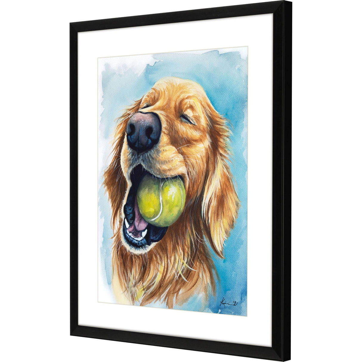 Paragon Ball is Life - Golden Yellow 31 X 25 X 2 Wall Art