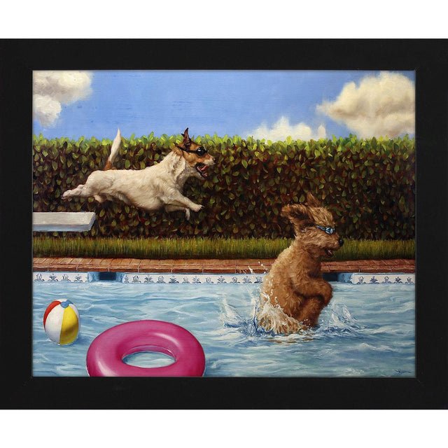 Paragon Pool Party II Red 09 X 11 X 2 Wall Art