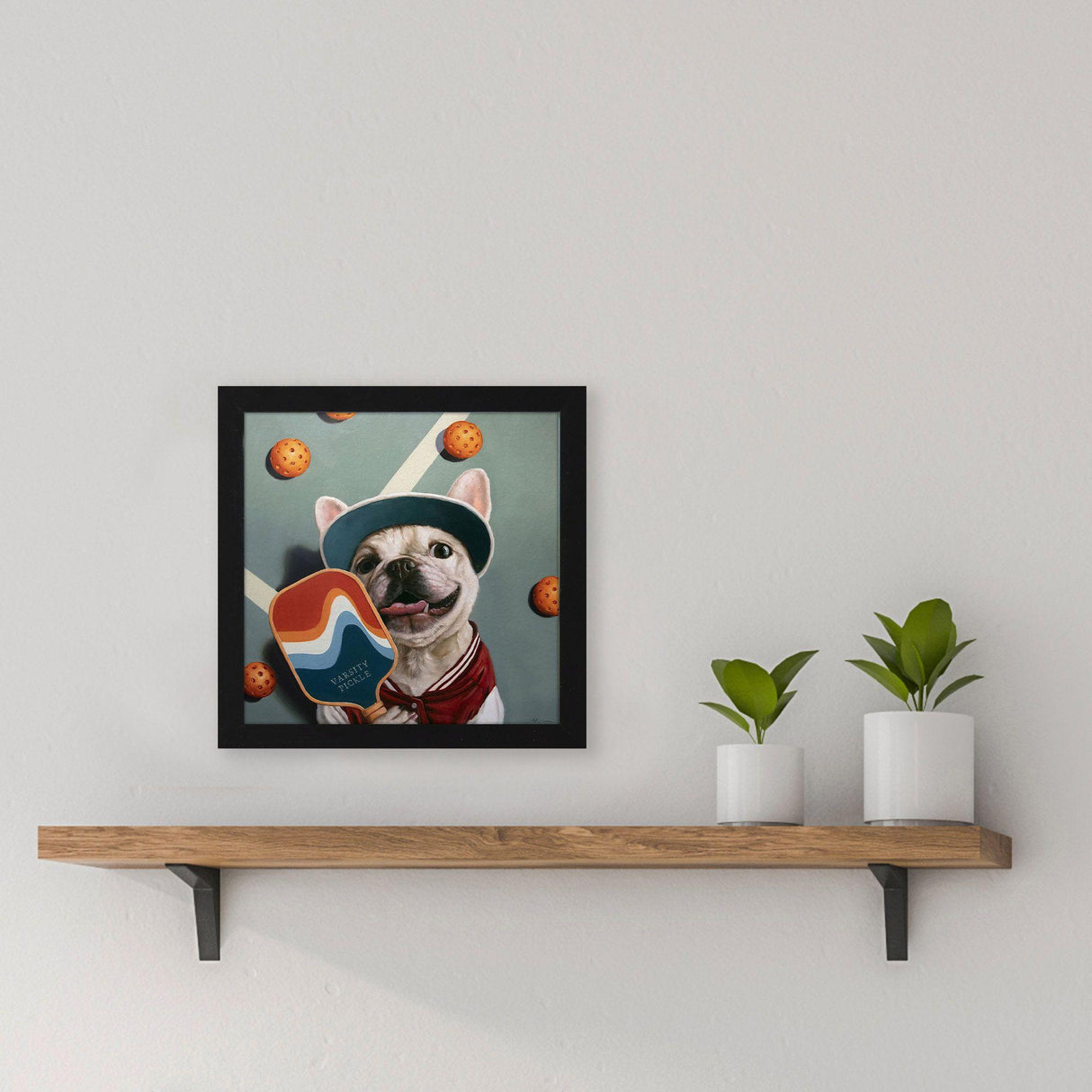 Paragon Varsity Pickle Red 11 X 11 X 2 Wall Art