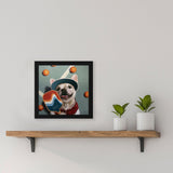 Paragon Varsity Pickle Red 11 X 11 X 2 Wall Art