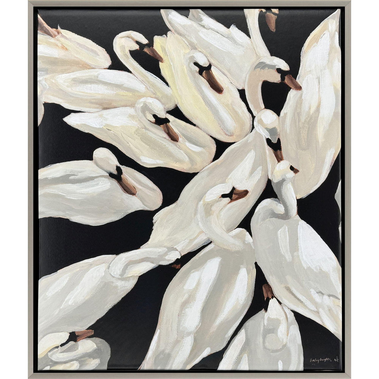 Paragon Bevy Black 36 X 30 X 2 Wall Art
