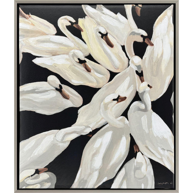 Paragon Bevy Black 36 X 30 X 2 Wall Art