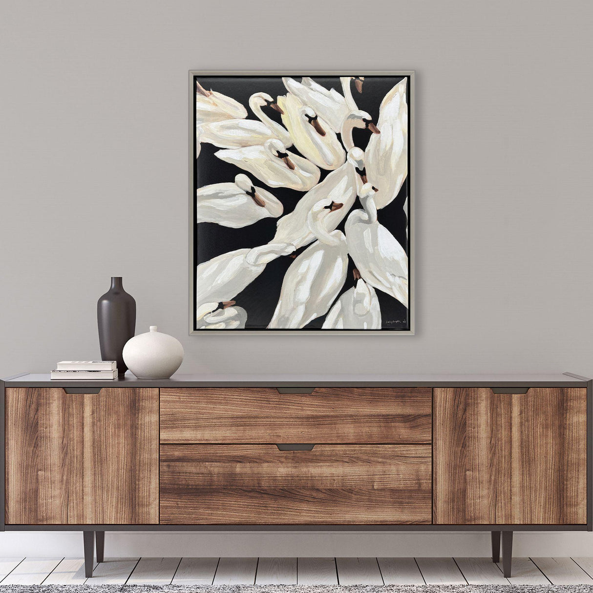 Paragon Bevy Black 36 X 30 X 2 Wall Art
