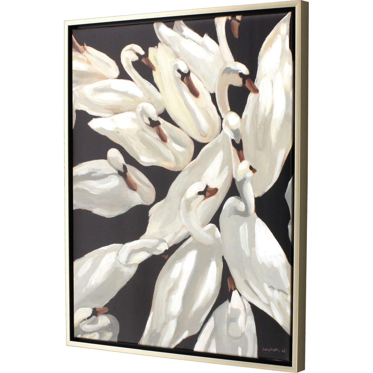 Paragon Bevy Black 36 X 30 X 2 Wall Art