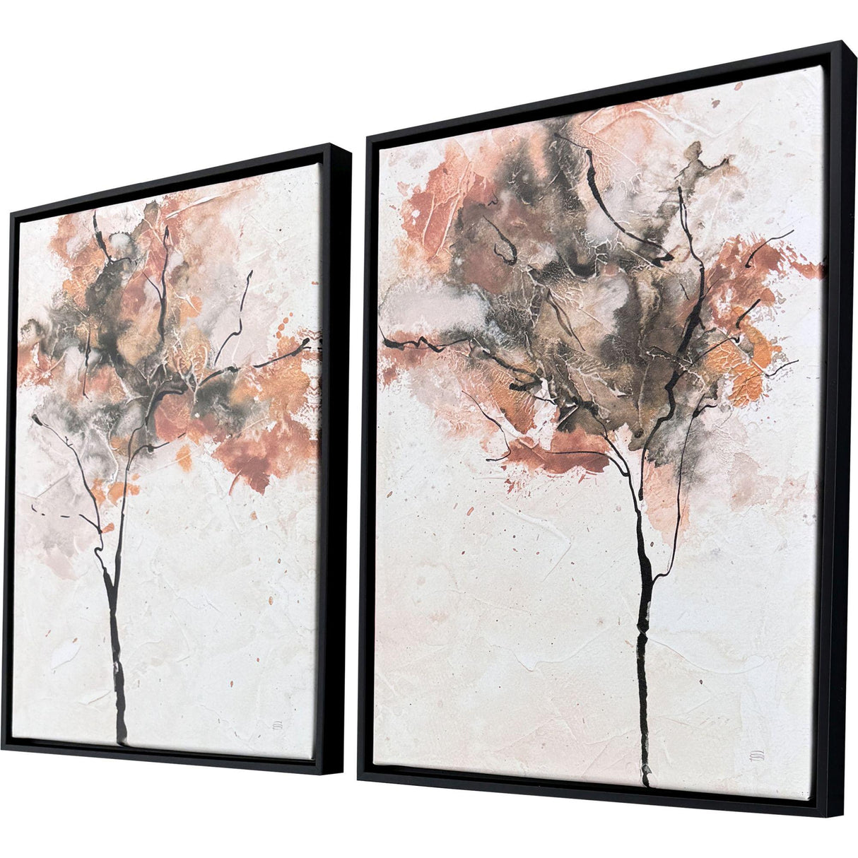 Paragon Textural Trees S/2 Rust 25 X 19 X 2 Wall Art