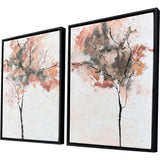 Paragon Textural Trees S/2 Rust 25 X 19 X 2 Wall Art