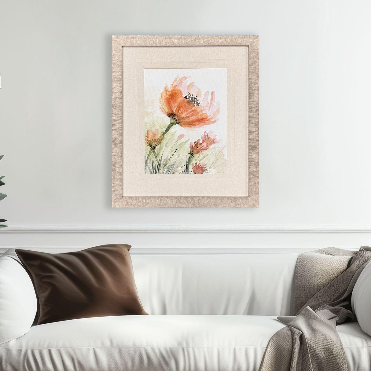 Paragon Perfect Poppies I Orange 32 X 28 X 1 Wall Art