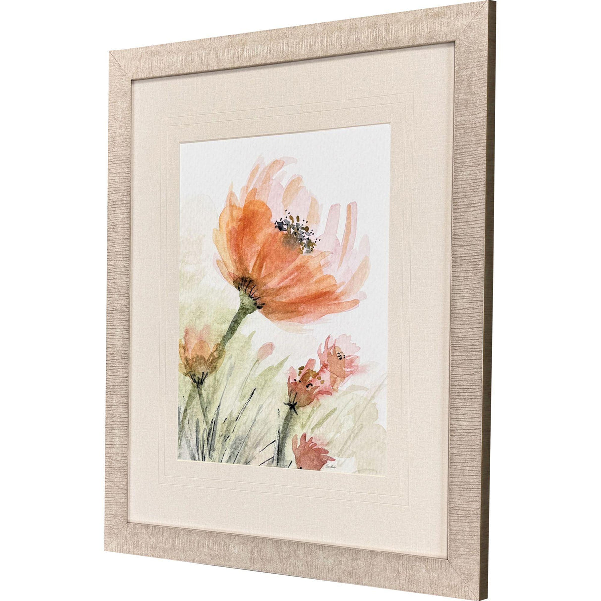 Paragon Perfect Poppies I Orange 32 X 28 X 1 Wall Art