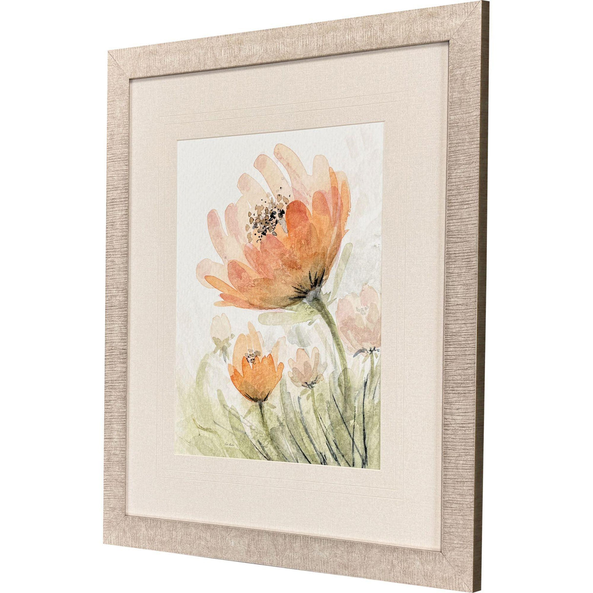 Paragon Perfect Poppies II Orange 32 X 28 X 1 Wall Art