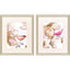 Paragon Bird Chatter S/2 Pink 24 X 20 X 1 Wall Art
