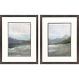Paragon Azure Valley S/2 Blue 26 X 20 X 2 Wall Art