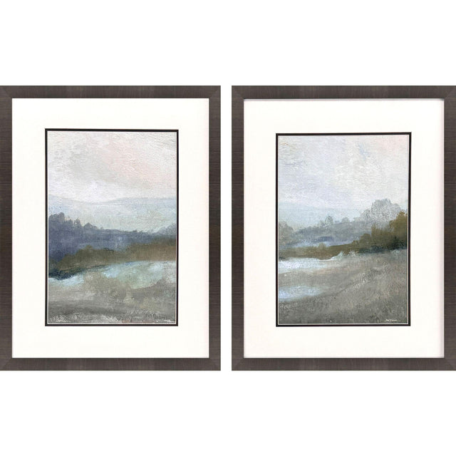 Paragon Azure Valley S/2 Blue 26 X 20 X 2 Wall Art