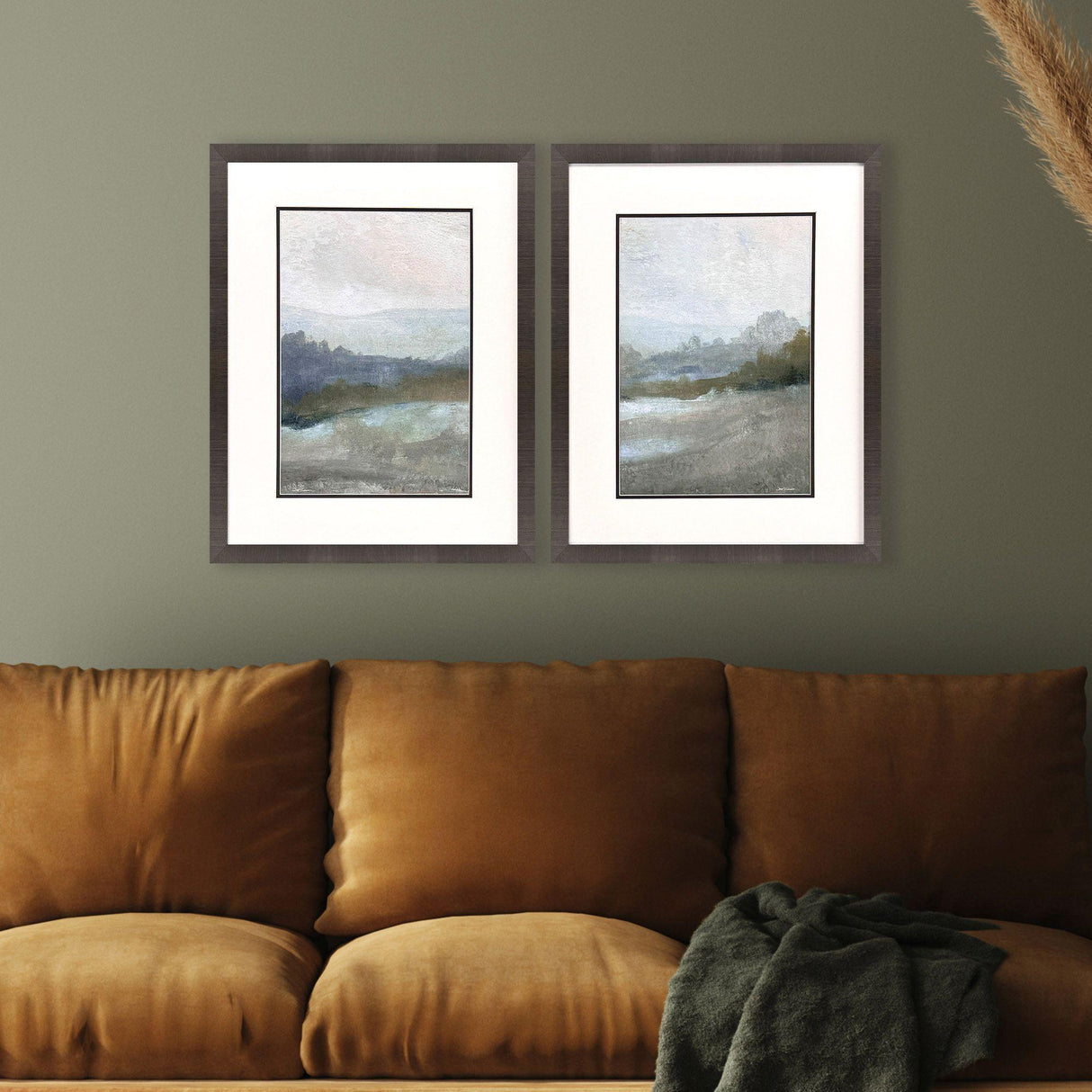 Paragon Azure Valley S/2 Blue 26 X 20 X 2 Wall Art