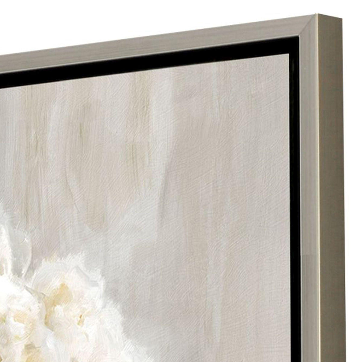 Paragon White Flower Bouquet White 30 X 30 X 2 Wall Art