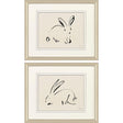 Paragon Illustrative Bunny S/2 Beige 18 X 22 X 1 Wall Art