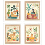 Paragon Urban Jungle Dogs S/4 Multi 13 X 11 X 2 Wall Art