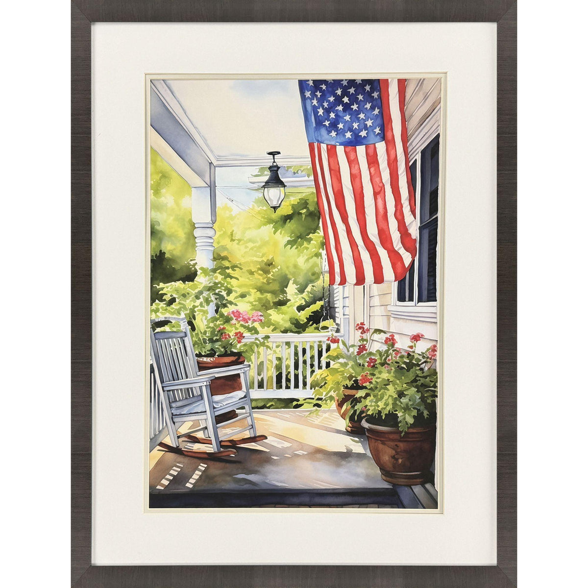 Paragon Vintage Porch I Blue 32 X 24 X 2 Wall Art
