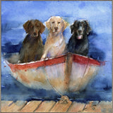 Paragon Boat Labs Blue 25 X 25 X 2 Wall Art