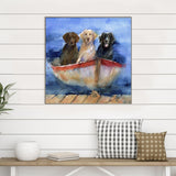 Paragon Boat Labs Blue 25 X 25 X 2 Wall Art