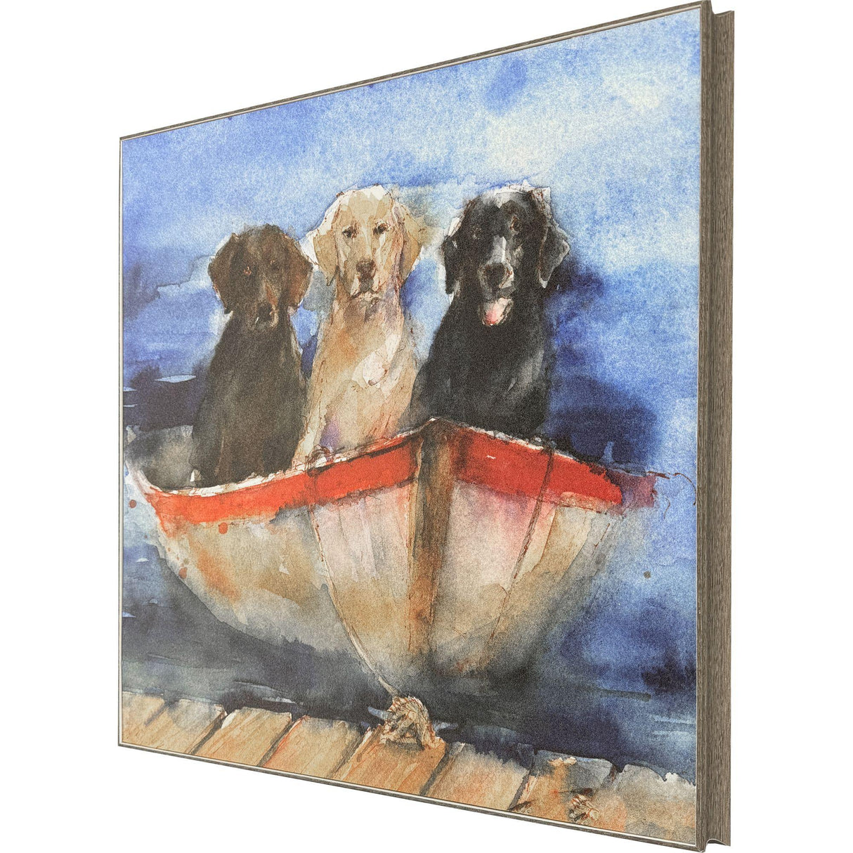 Paragon Boat Labs Blue 25 X 25 X 2 Wall Art