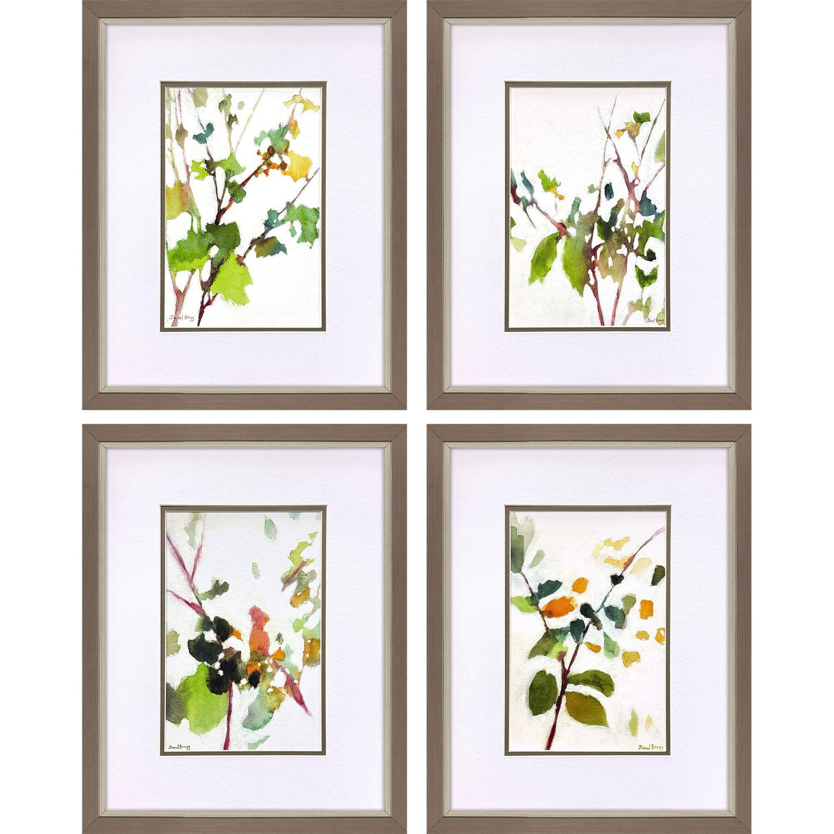 Paragon Botanical Reverie S/4 Green 19 X 15 X 1 Wall Art