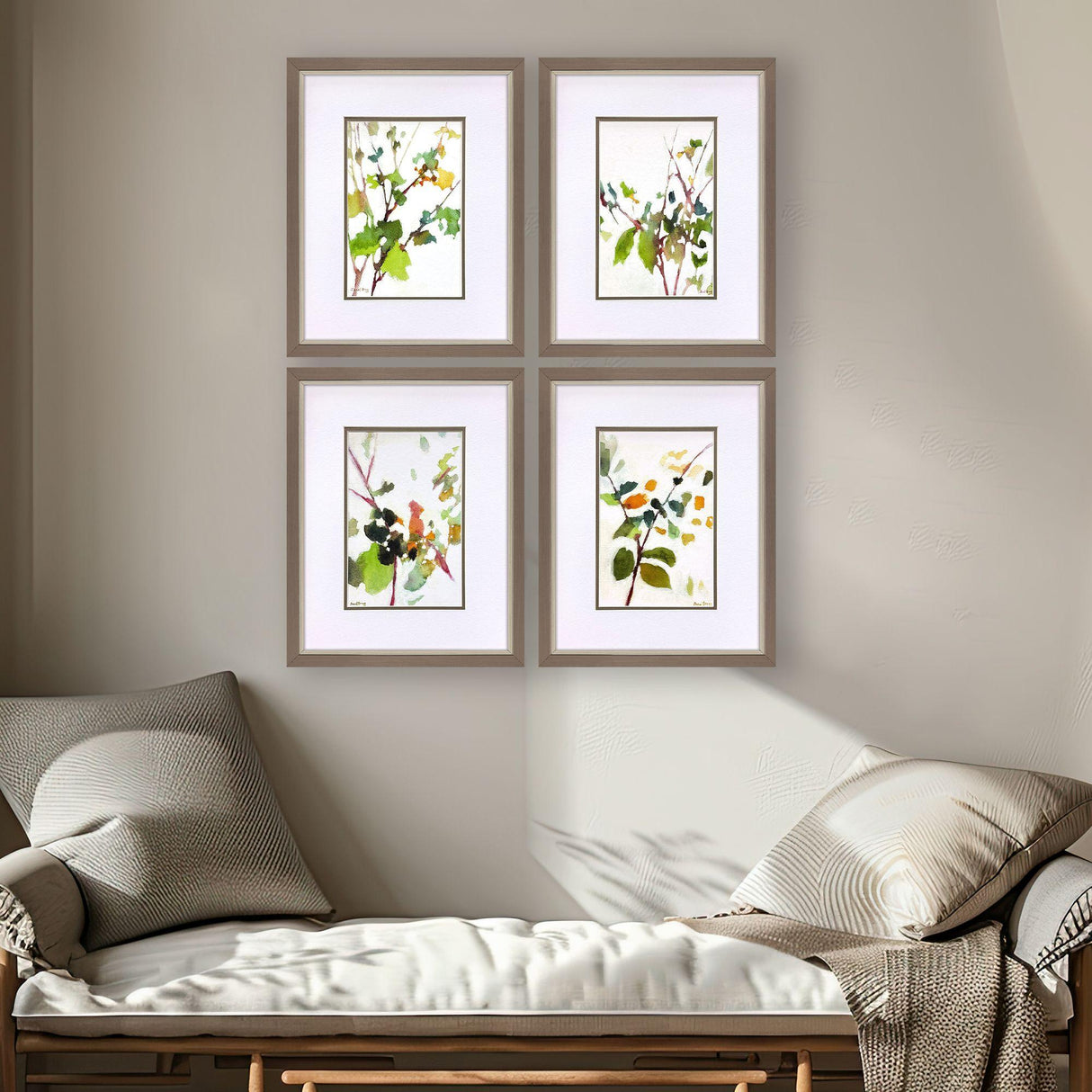 Paragon Botanical Reverie S/4 Green 19 X 15 X 1 Wall Art