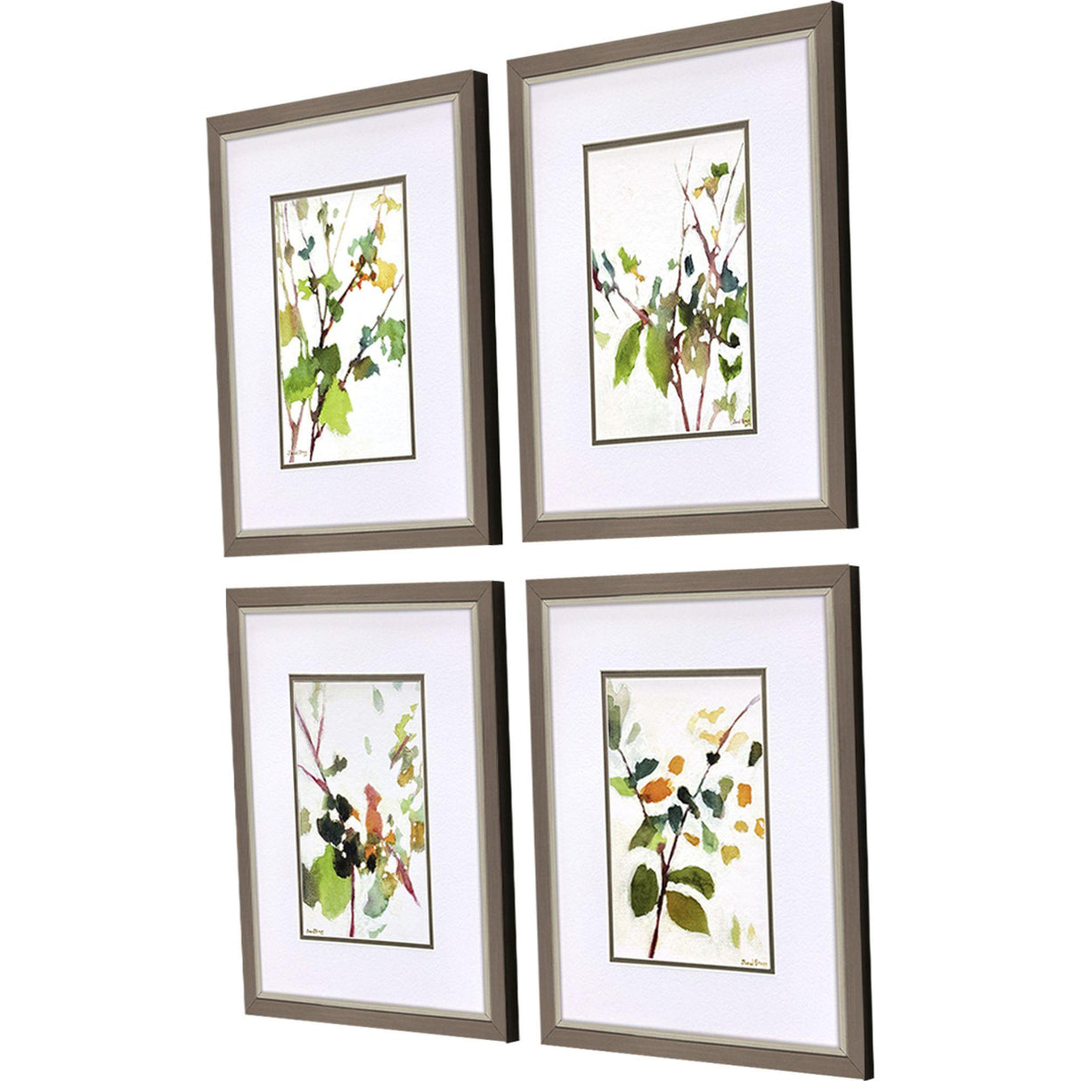 Paragon Botanical Reverie S/4 Green 19 X 15 X 1 Wall Art