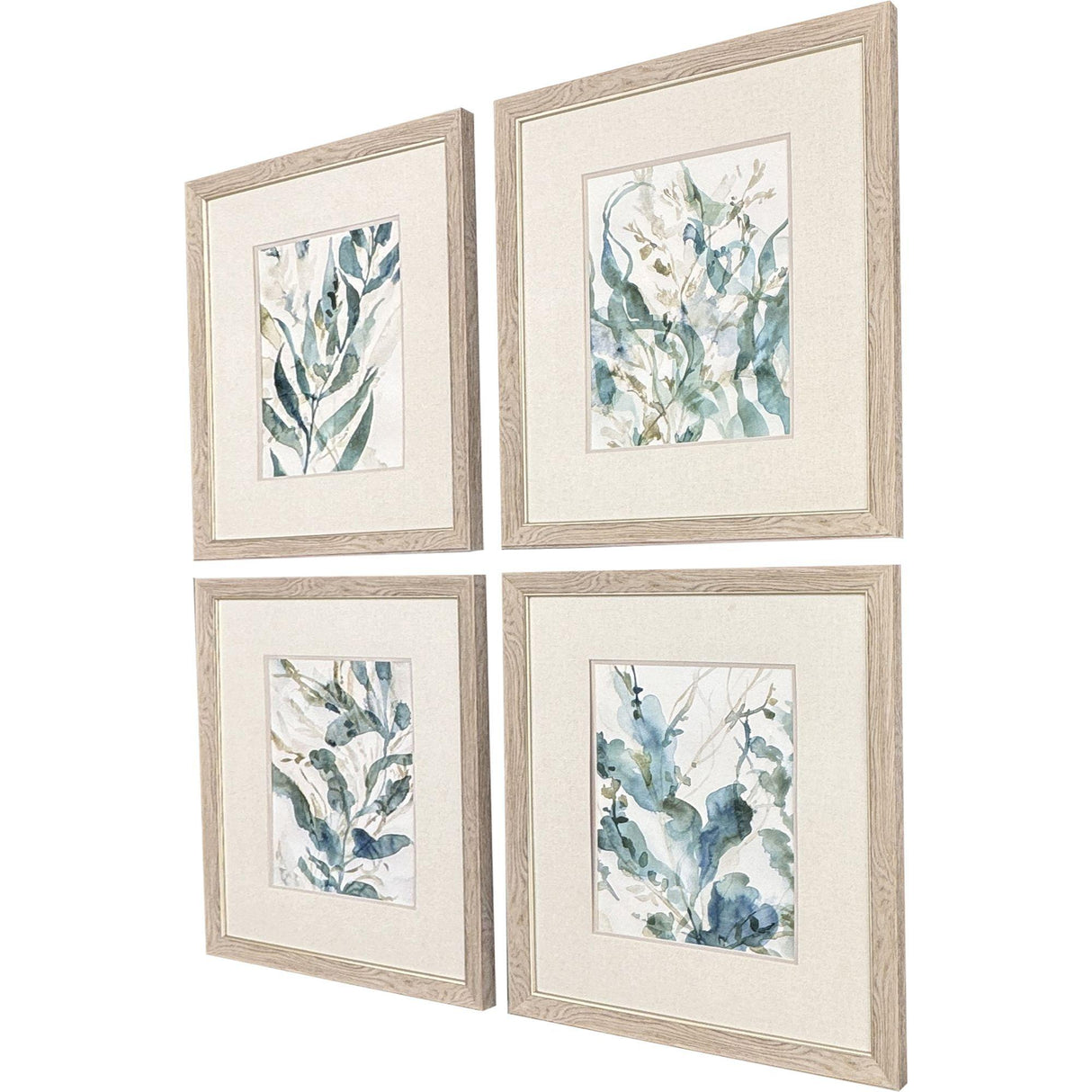 Paragon Underwater Botany S/4 Blue 27 X 23 X 1 Wall Art