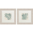 Paragon Burlap Ocean Palm I S/2 Green 22 X 22 X 2 Wall Art
