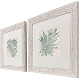 Paragon Burlap Ocean Palm I S/2 Green 22 X 22 X 2 Wall Art