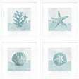 Paragon Coastal Mosaic S/4 Blue 19 X 19 X 2 Wall Art