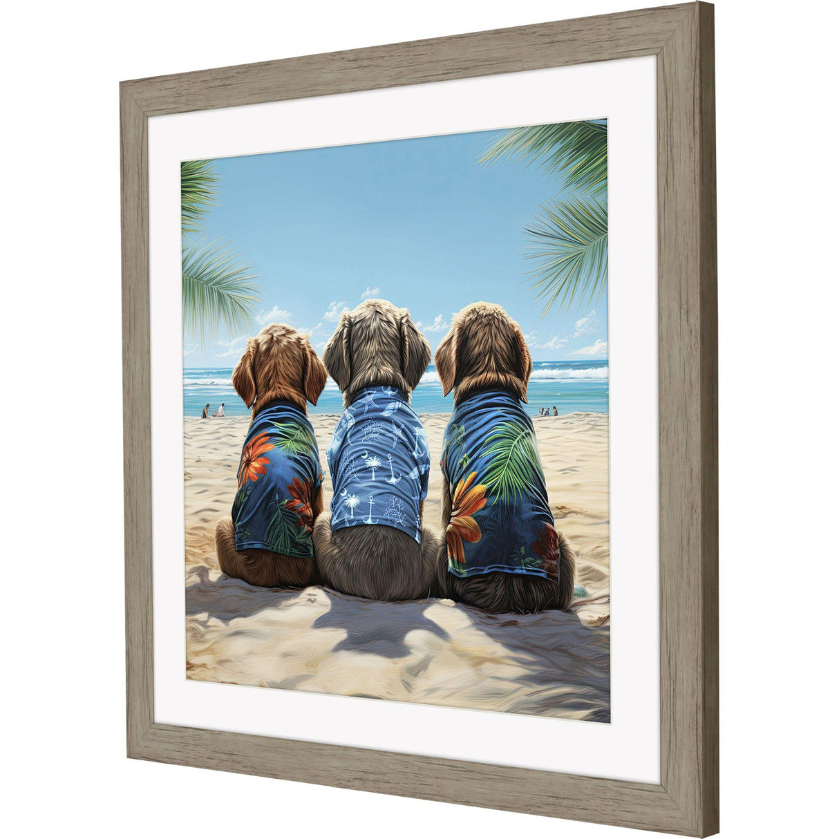 Paragon Nuthin Butt the Beach Blue 29 X 29 X 2 Wall Art