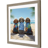 Paragon Nuthin Butt the Beach Blue 29 X 29 X 2 Wall Art
