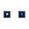 Paragon Turtle Seahorse S/2 Blue 23 X 23 X 2 Wall Art