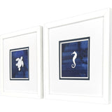 Paragon Turtle Seahorse S/2 Blue 23 X 23 X 2 Wall Art