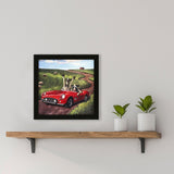 Paragon The Runaways Red 11 X 11 X 2 Wall Art