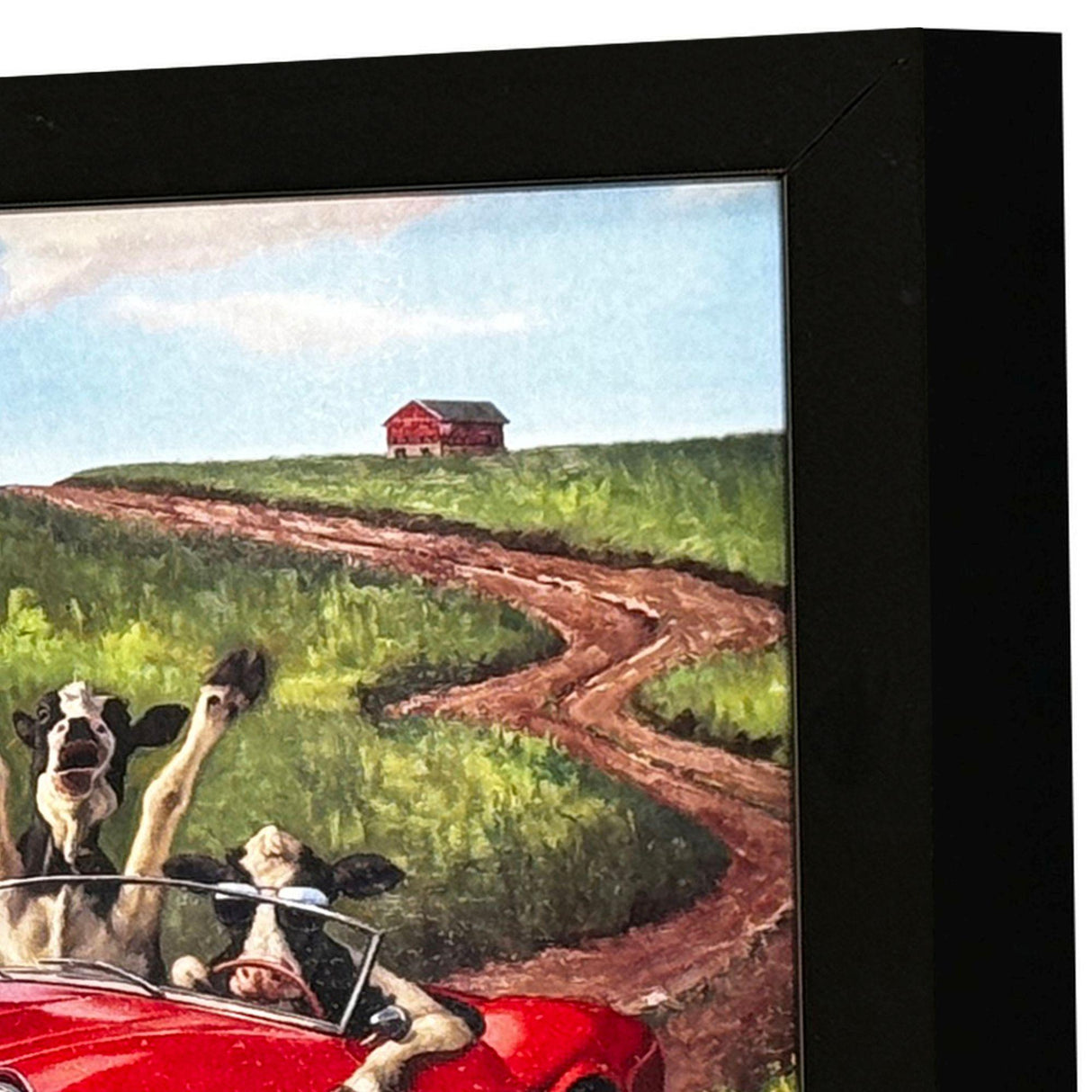 Paragon The Runaways Red 11 X 11 X 2 Wall Art