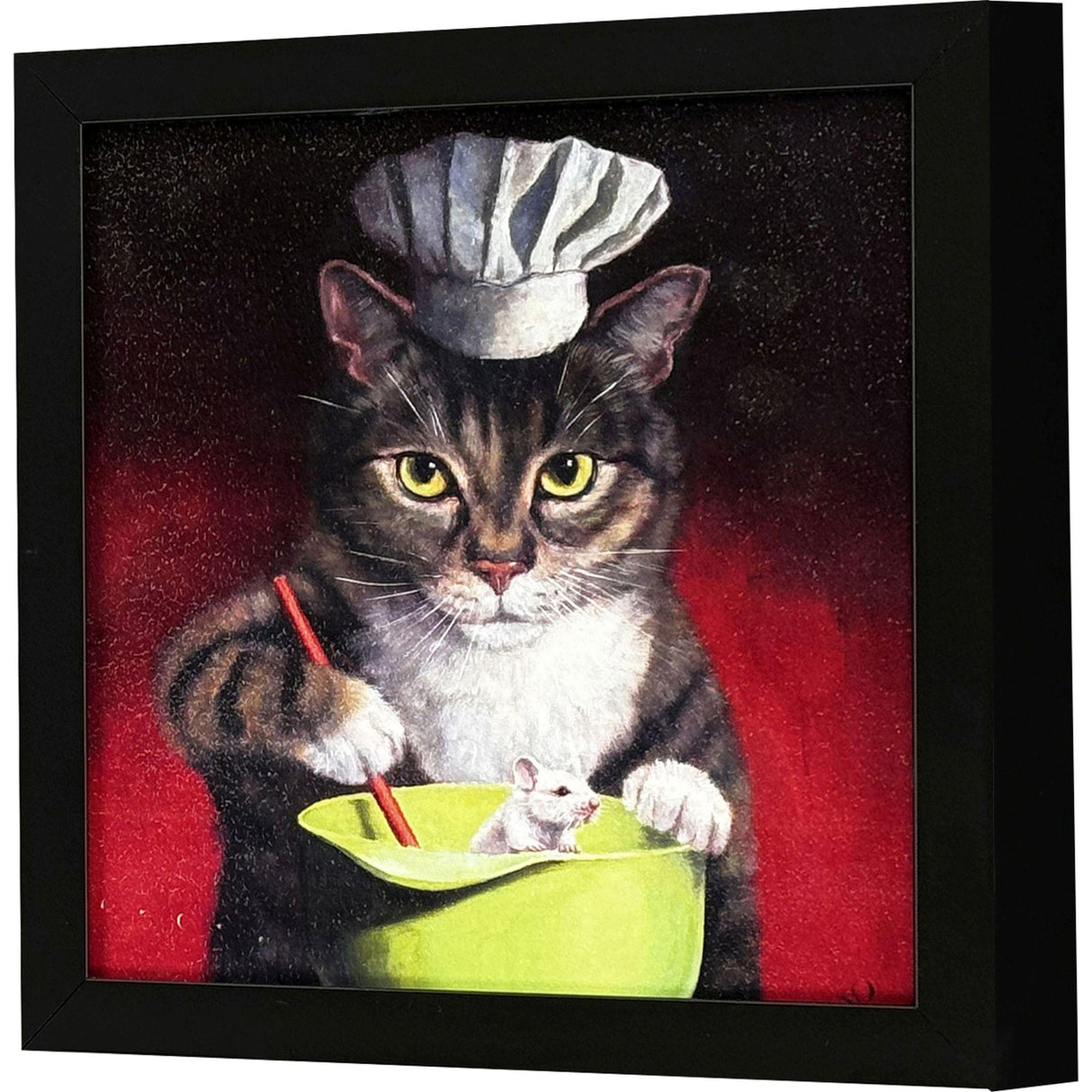 Paragon Guest for Dinner Red 11 X 11 X 2 Wall Art