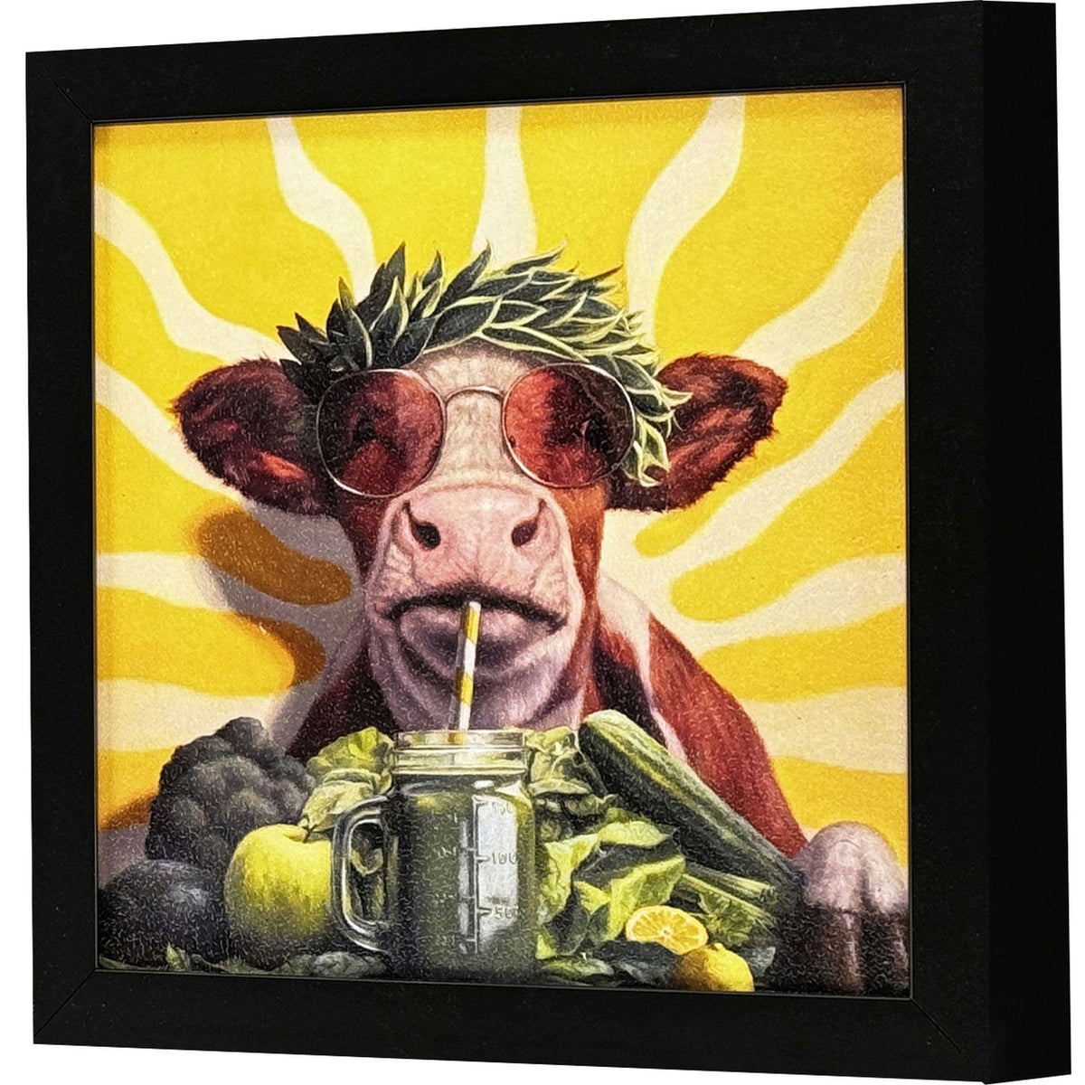 Paragon Health Guru Red 11 X 11 X 2 Wall Art