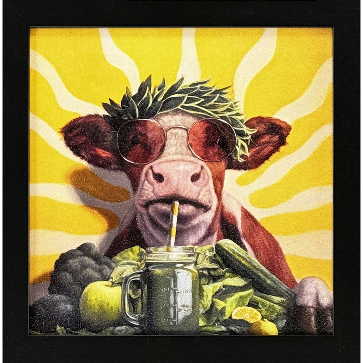 Paragon Health Guru Red 11 X 11 X 2 Wall Art