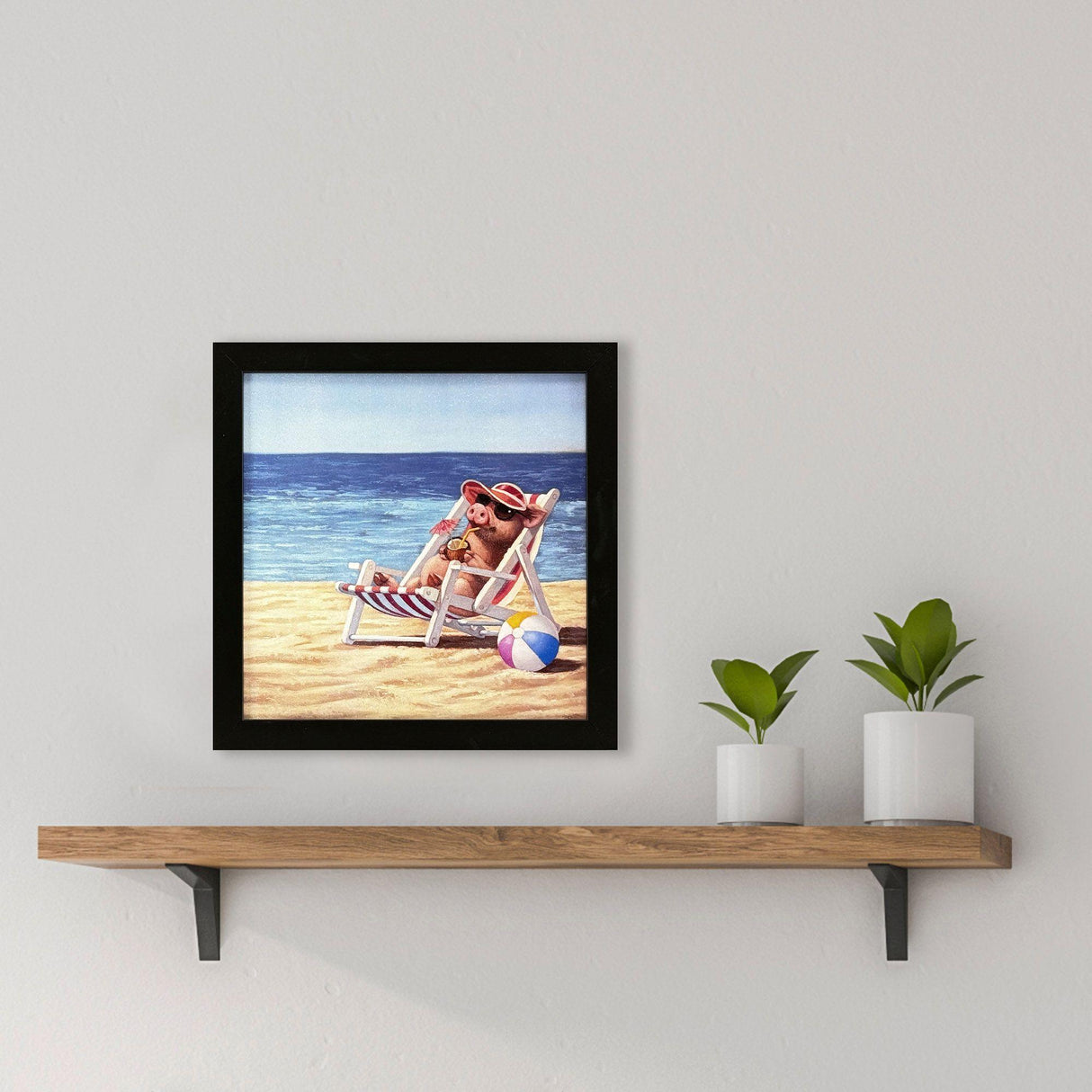 Paragon Hello Sunshine Red 11 X 11 X 2 Wall Art