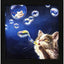 Paragon Blowing Bubbles Red 11 X 11 X 2 Wall Art