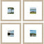 Paragon On the Water S/4 Blue 23 X 23 X 1 Wall Art