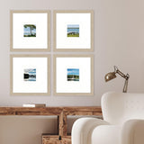 Paragon On the Water S/4 Blue 23 X 23 X 1 Wall Art